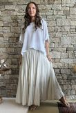 Songbird Bandeau Skirt Dress Stone - /12=